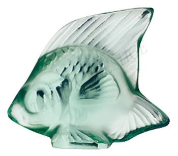 Cachet Poisson Menthe - Lalique